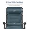 Best Choice Products Oversized Padded Zero Gravity Chair, Folding Outdoor Patio Recliner w/ Side Tray